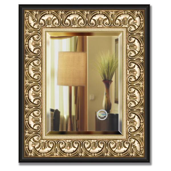 Mirror with frame Golden Baroque