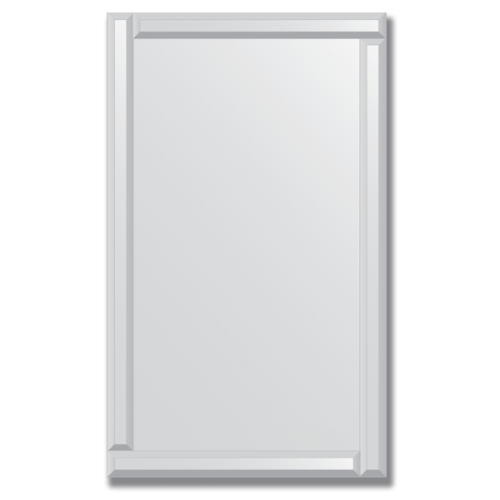 Veidrodžiai su veidrodiniu rėmu