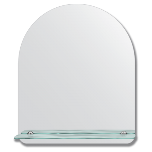 vonios veidrodis su lentynele 50x60