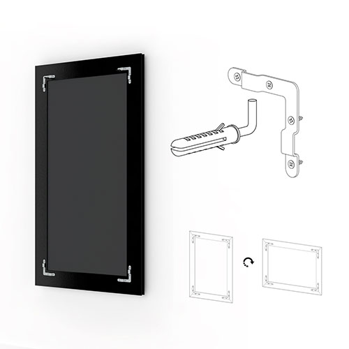 Mirror with frame "Aged Tree" 62x122 cm, facet 25 mm. BY 3508 - Image 16
