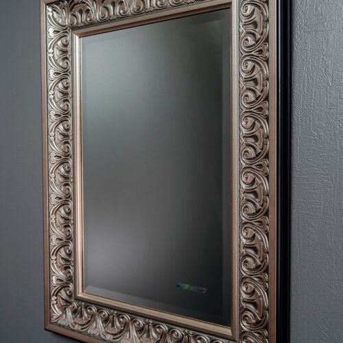 Mirror with frame