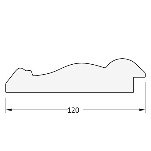 Mirror with frame "Aged Tree" 62x122 cm, facet 25 mm. BY 3508 - Image 6