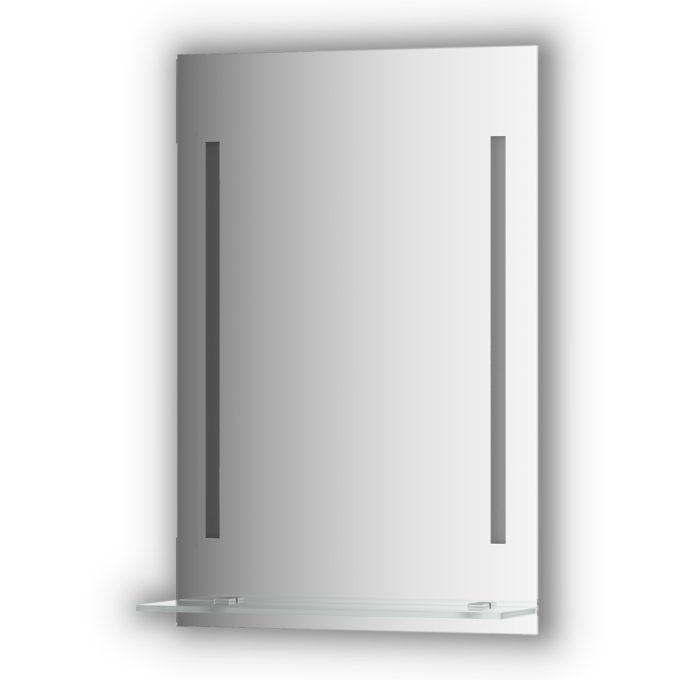 Vonios veidrodis su LED apšvietimu ir letynėle 50x75 cm, BY 2160