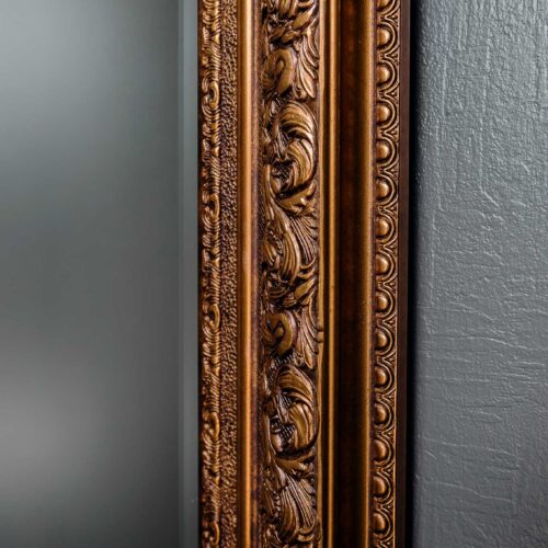 Mirror with frame