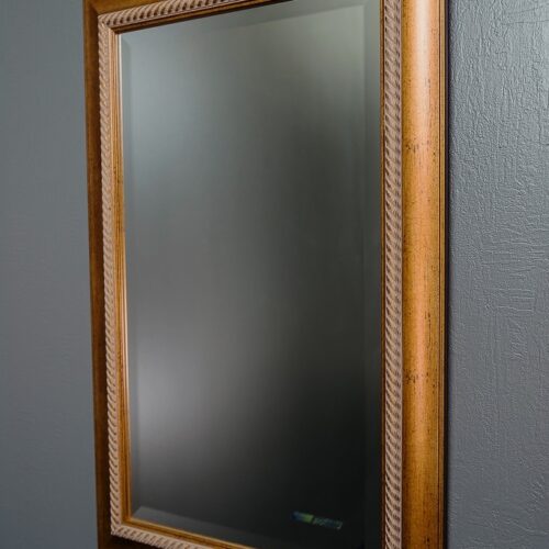 Mirror with frame