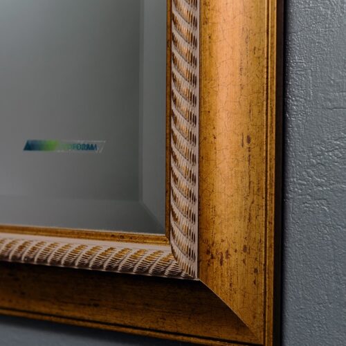 Mirror with frame