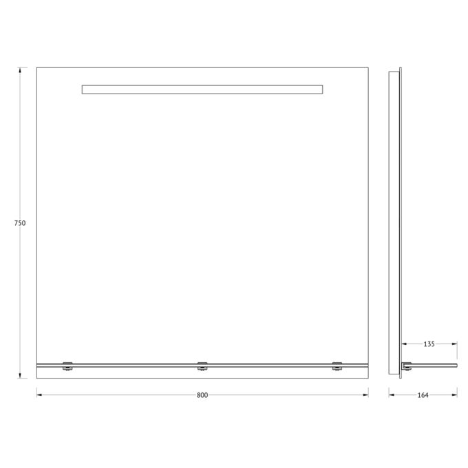 Veidrodis su apšvietimu