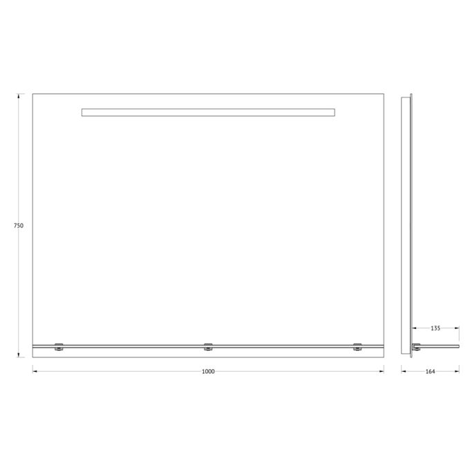 Veidrodis su apšvietimu