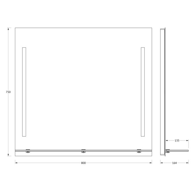 Veidrodis su apšvietimu