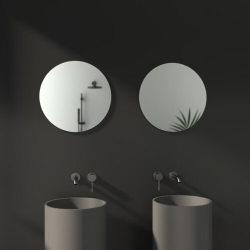 Round mirrors