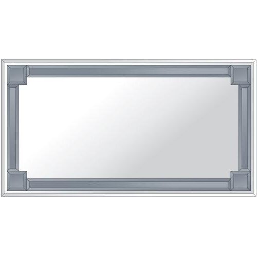 Mirror with mirror frame 70x130 cm, colour graphite BY 0860 - Image 2