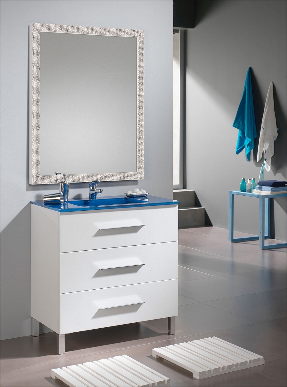 Veidrodis su rėmu "Chromo mozaika" 71x151 cm, BY 3324 - Image 5