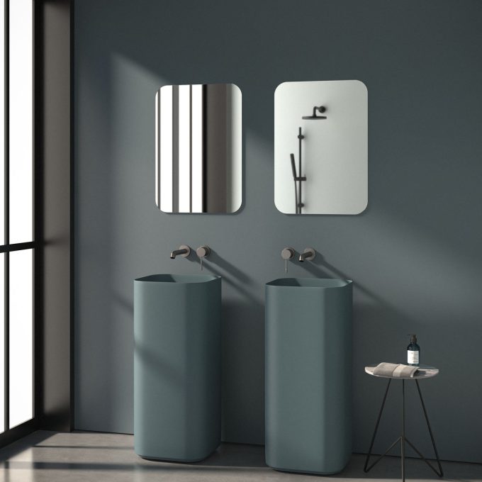 Veidrodis uzapvalintais kampais BY 0127