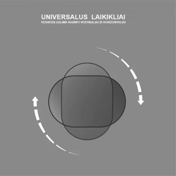 Ovalus veidrodis su juodu remeliu