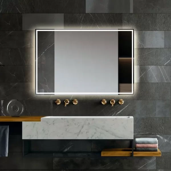 Veidrodis su apsvietimu 120x80