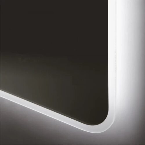 Mirror with rounded corners