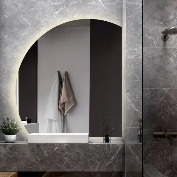 Pusmenulio formos veidrodis 116x129 cm