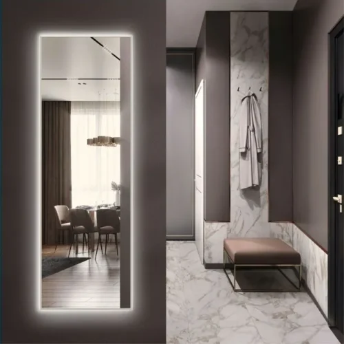 Mirror with backlight 60x180