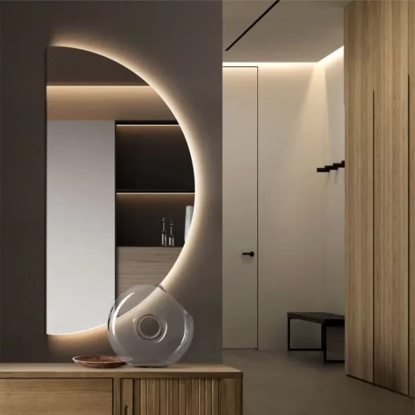 Pusmenulio formos veidrodis 70x140 cm