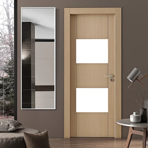 Mirror with white frame 60x180 cm