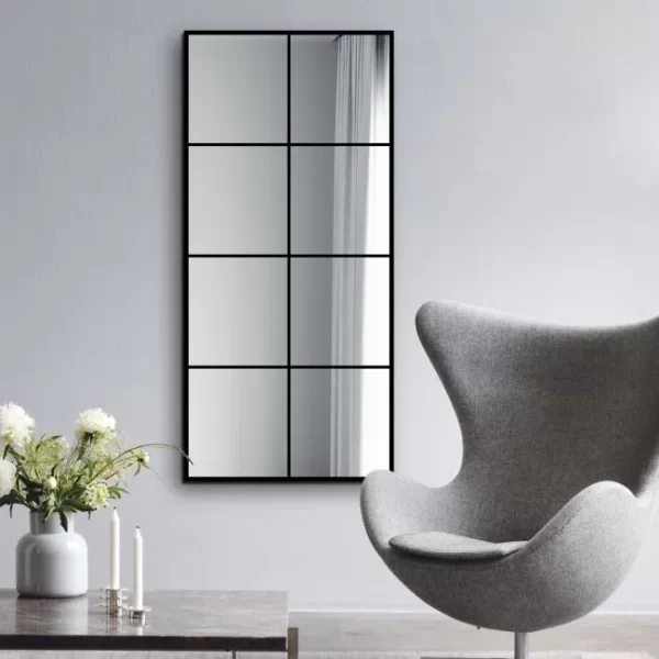 Lango stiliaus veidrodis 70x150