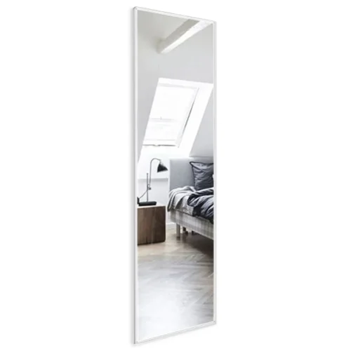 Mirror with white frame 60x180 cm