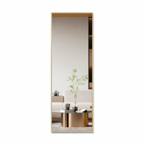 Veidrodis su auksiniu remeliu 180x60