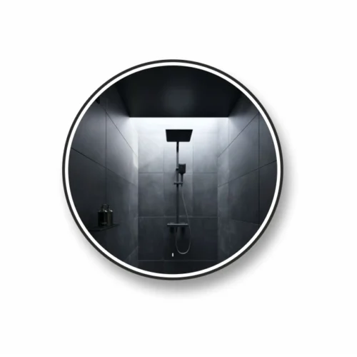 Apvalus veidrodis su apsvierimu